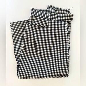 90’s Lafayette 148 New York Black and White Gingham Pants